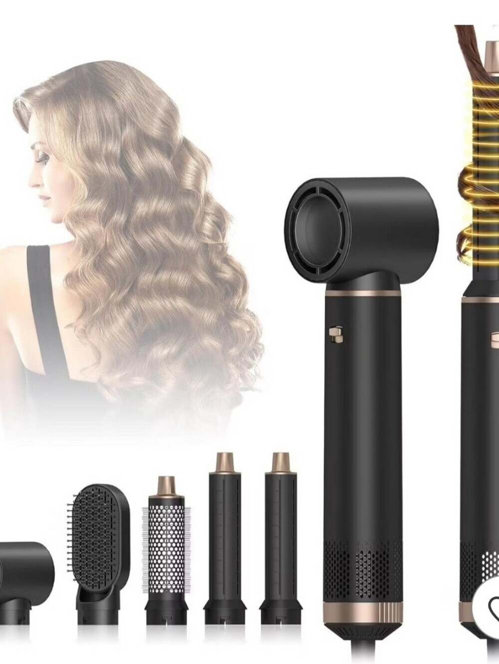 5 in 1 Hair Styler for Woman/Air Curling Wrap/Drying/Curling/Straightening NEW